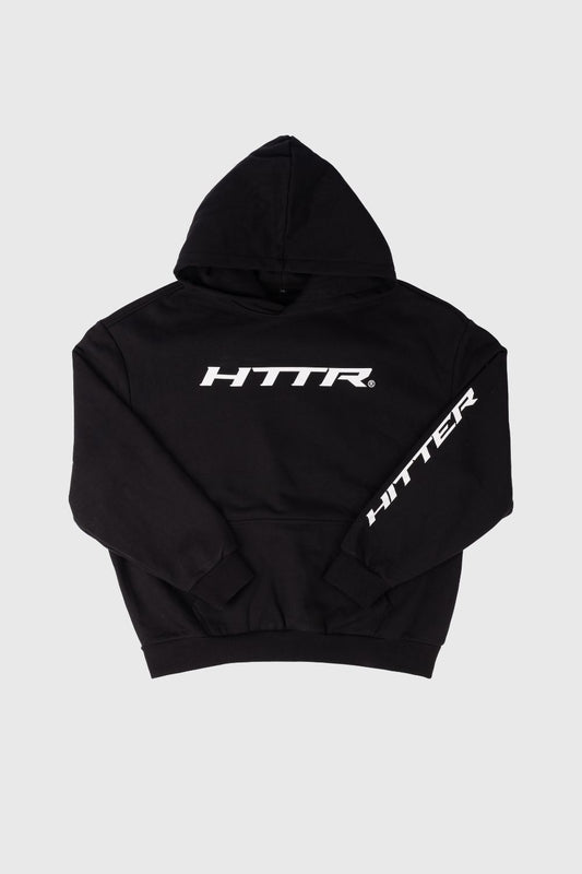 Black gym hoodie oversized